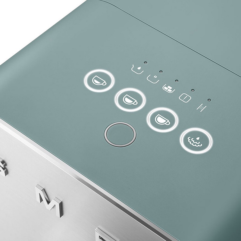 SMEG BCC02EGMEU, Espresso Automatic Coffee Machine with milk frothing 
(Emerald Green)