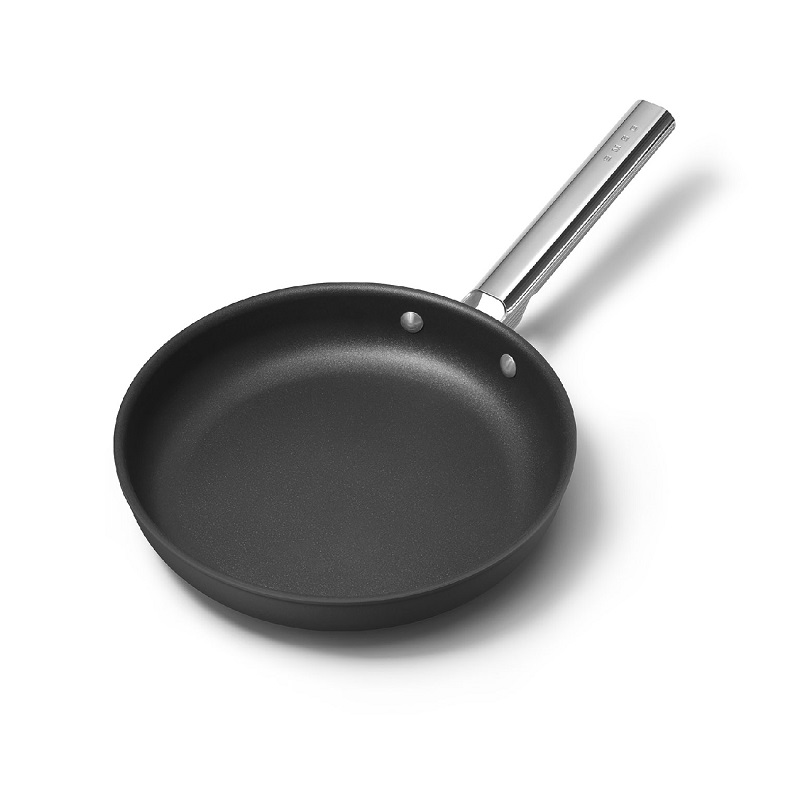 SMEG CKFF2601BLM Kitchenware, Cookware, Frypan 26cm,50's Style (Black)