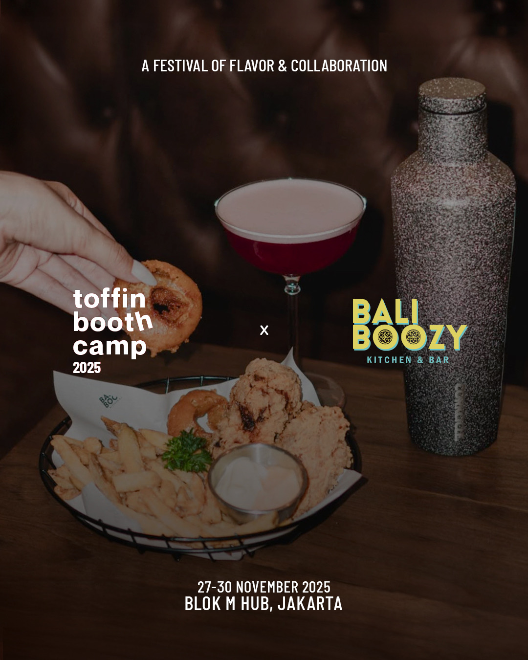 Signature cocktail — Bali Boozy x Toffin