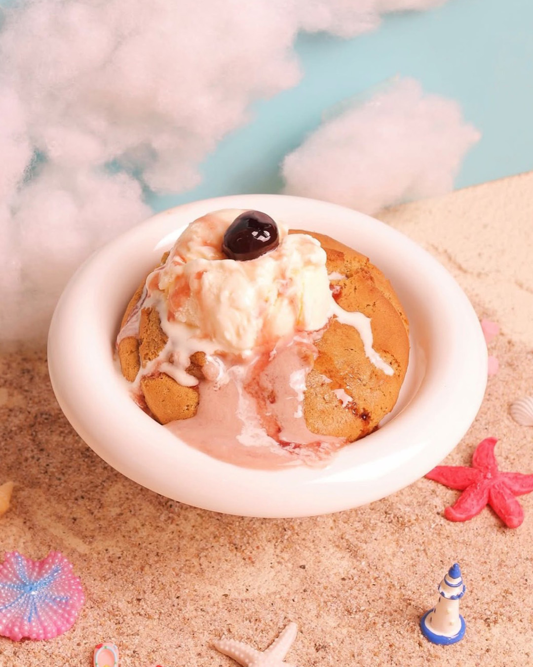 Amarena Brownie with Ice Cream — Fudgybro