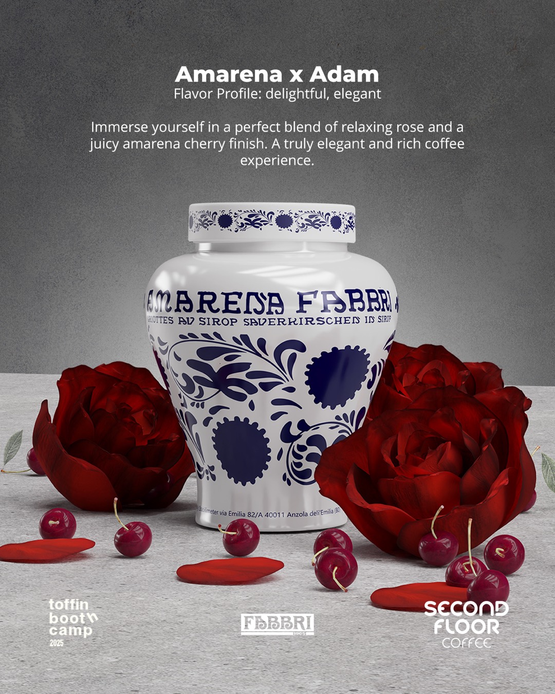 Amarena x Adam — Second Floor x Toffin