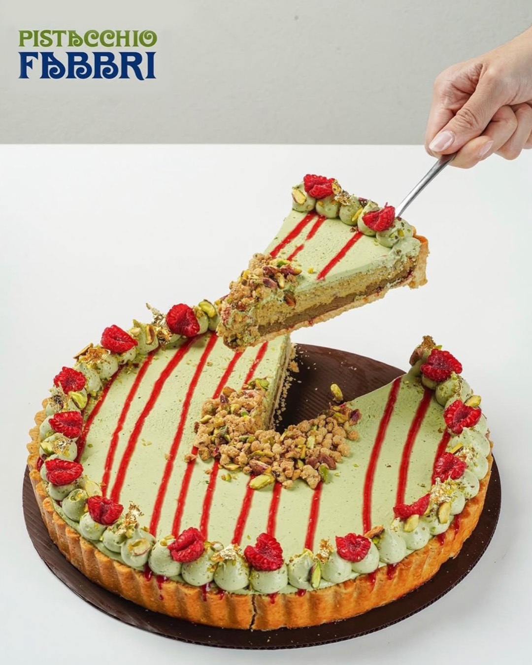 Raspberry Pistachio Pie detail — Union