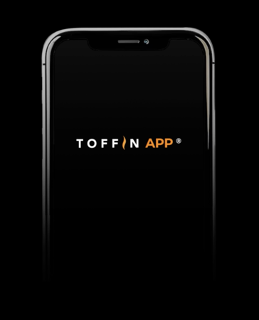 Toffin App preview pada smartphone